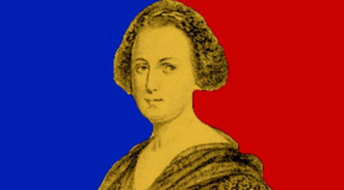 Una raffigurazione di Eleonora Pimentel Fonseca nei colori della Repubblica napoletana del 1799